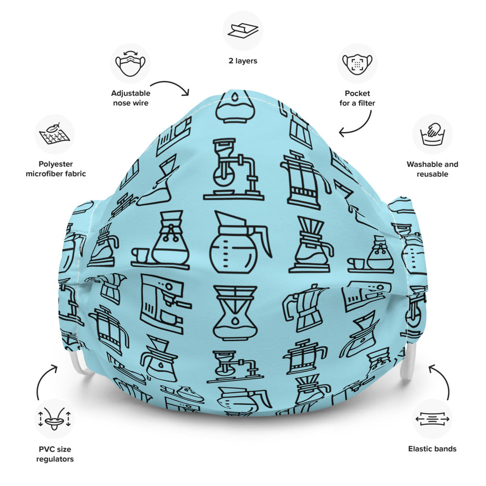 Brew Icons - reusable face mask