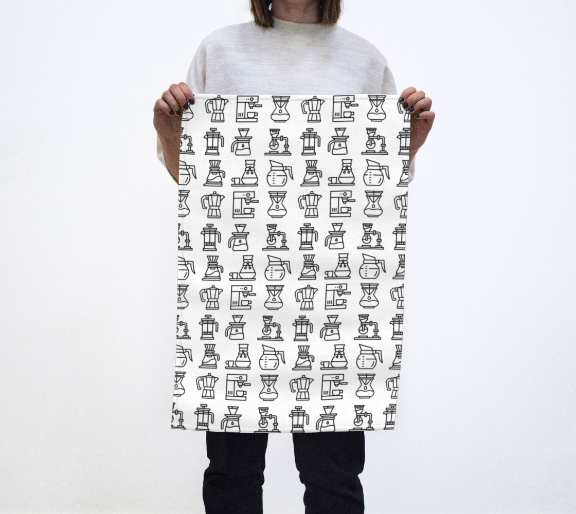 Brew Icons - Organic Tea Towel