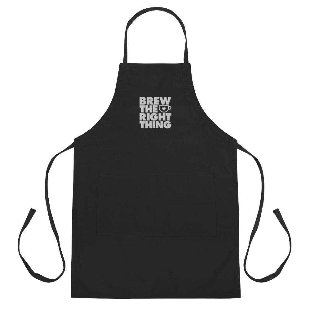 Brew the Right Thing - Embroidered Apron