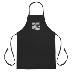 Brew the Right Thing - Embroidered Apron