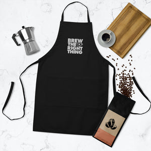 Brew the Right Thing - Embroidered Apron