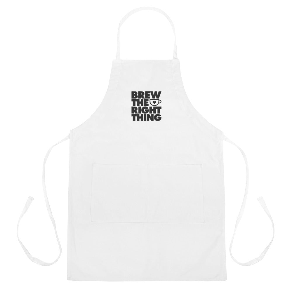 Brew the Right Thing - Embroidered Apron