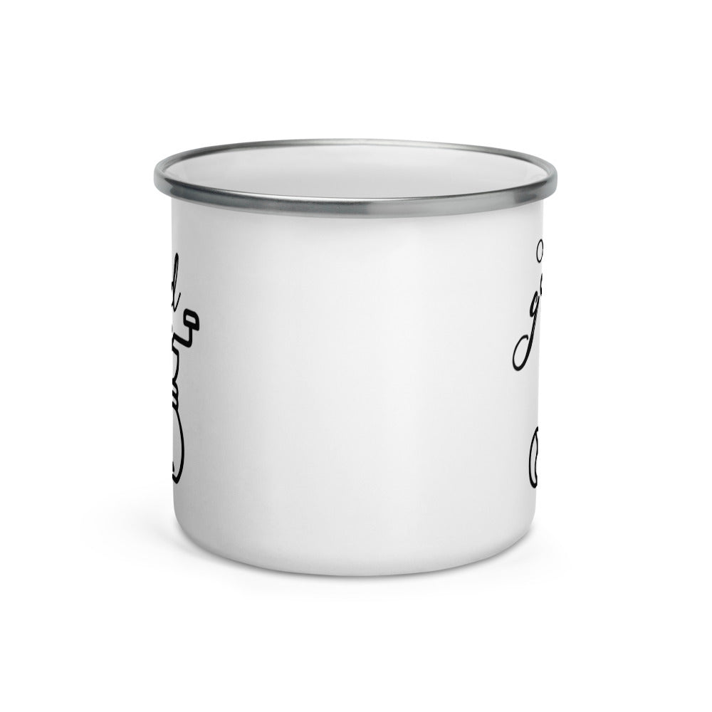 On My Grind - Enamel Camper Mug