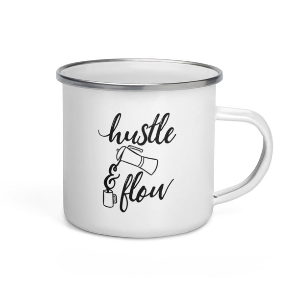 Hustle & Flow - Enamel Camper Mug